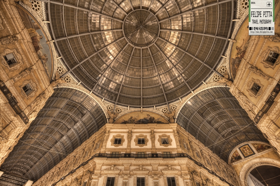 The Glass Dome of Galleria Vittorio Emanuele II